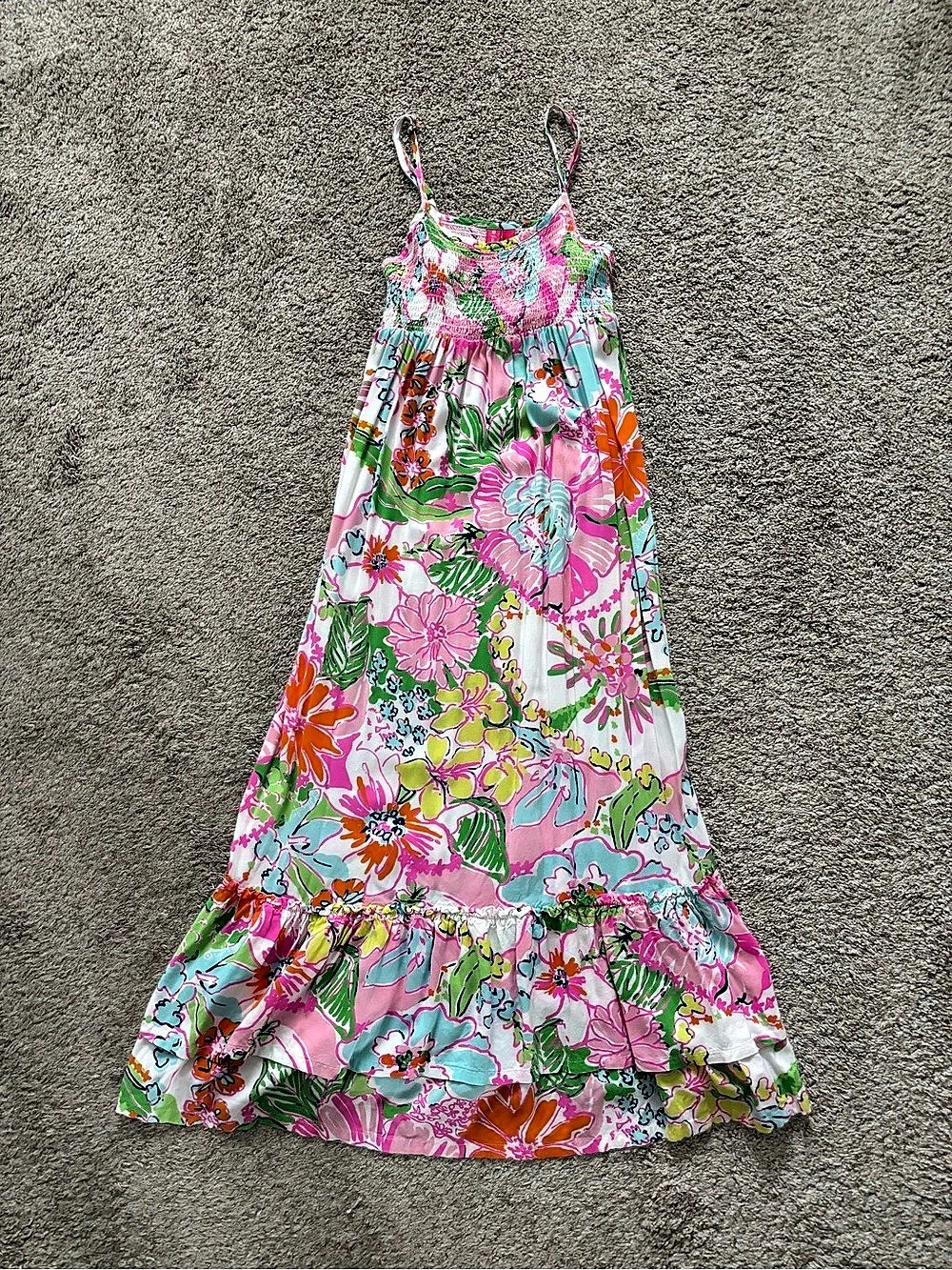 Lilly Pulitzer for Target Girls 10/12 Floral Maxi Dress